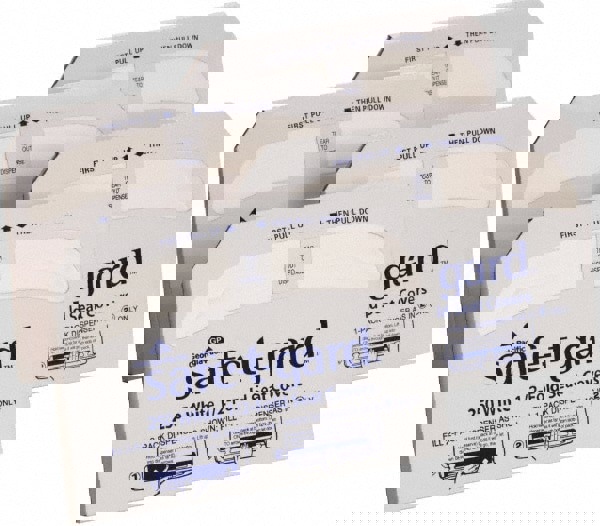 Safe-T-Gard Half-Fold Toilet Seat Covers, Half-Fold, 14.5 x 17.44, White, 250 Covers/Pack, 4 Packs/Carton